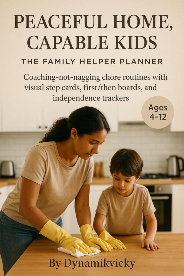 Peaceful Home, Capable Kids: The Family Helper Planner