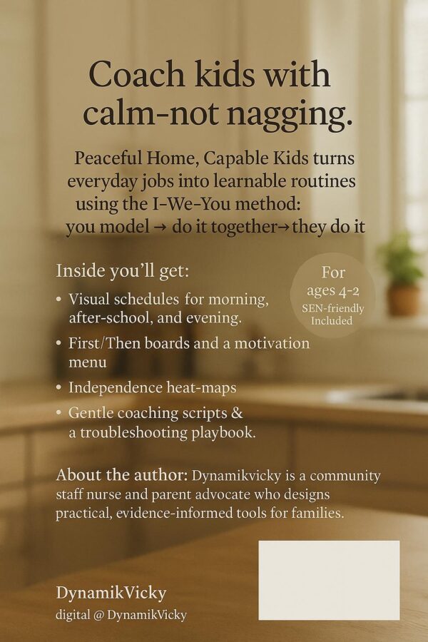 Peaceful Home, Capable Kids: The Family Helper Planner - Image 3