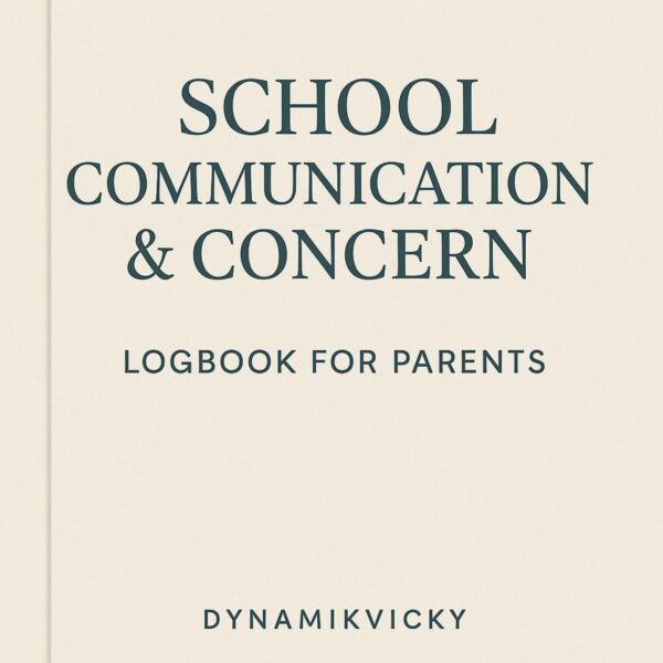 Parent-School Communication Logbook - Image 2